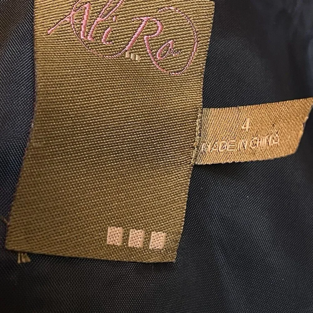 Ali Ro Fit & Flare Dress Sleeveless Gray Wool Blend Sz 4 Minimalist Career - Picture 8 of 9